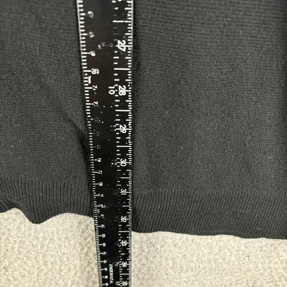 T by Talbots Cardigan XL Petite Minimal Casual Striped Colorblock Mixed Stitch - Picture 8 of 10